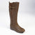 Franco Rossi Diana Low Wedge Boot - Brown-Franco Rossi-Buy shoes online