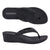 Holster Alora Wedge Thong Sandals - Black-Holster-Buy shoes online