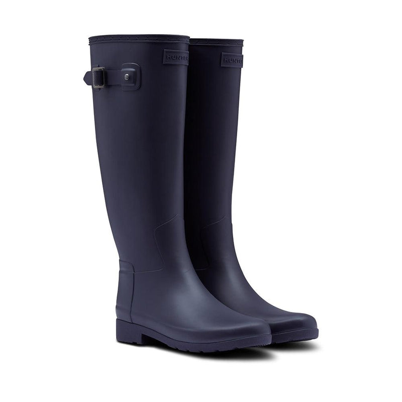 Hunter Refined Tall Boot - Navy – Shoe Box Online Store