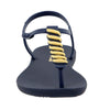 Ipanema Thong Sandals - Navy/Yellow-Ipanema-Buy shoes online