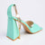 Madison Addison Ankle Chain Sandals - Green-Madison Heart of New York-Buy shoes online