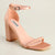 Madison Adriana Block Heel Sandals - Blush-Madison Heart of New York-Buy shoes online
