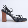 Madison Ailo Strappy Block Heel - Black-Madison Heart of New York-Buy shoes online