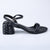 Madison Bessie Low Block Sandal - Black-Madison Heart of New York-Buy shoes online