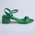 Madison Bessie Low Block Sandal - Green-Madison Heart of New York-Buy shoes online