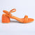 Madison Bessie Low Block Sandal - Orange-Madison Heart of New York-Buy shoes online
