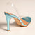 Madison Camille Vinyl Sandals - Blue-Madison Heart of New York-Buy shoes online