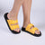 Madison Crystal Platform Sandals - Yellow-Madison Heart of New York-Buy shoes online
