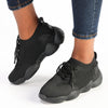 Madison Dawsen Fashion Sneakers - Black-Madison Heart of New York-Buy shoes online