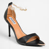 Madison Dellish Ankle Chain Sandals - Black-Madison Heart of New York-Buy shoes online