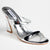 Madison Everly Double Strap Heel - Silver-Madison Heart of New York-Buy shoes online