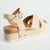 Madison Kali Cross Strap Sandal - Beige-Madison Heart of New York-Buy shoes online