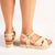 Madison Kali Cross Strap Sandal - Beige-Madison Heart of New York-Buy shoes online