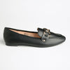 Madison Kerri Metal Trim Loafer - Black-Madison Heart of New York-Buy shoes online