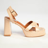 Madison Lesi Platfom Block Heel - Nude-Madison Heart of New York-Buy shoes online