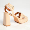 Madison Lesi Platfom Block Heel - Nude-Madison Heart of New York-Buy shoes online