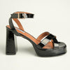 Madison Lesi Platform Block Heel - Black-Madison Heart of New York-Buy shoes online