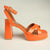 Madison Lesi Platform Block Heel - Orange-Madison Heart of New York-Buy shoes online