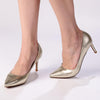 Madison Lucy Penny Court Heels - White Gold-Madison Heart of New York-Buy shoes online