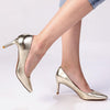 Madison Lucy Penny Court Heels - White Gold-Madison Heart of New York-Buy shoes online