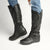 Madison Mandy Long Boot - Black-Madison Heart of New York-Buy shoes online
