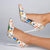 Madison Maxine Printed Court Heels - White-Madison Heart of New York-Buy shoes online