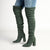 Madison Portia Long Boots - Dark Green-Madison Heart of New York-Buy shoes online