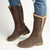 Pierre Cardin Jessie Fur Lined Boot - Chocolate-Pierre Cardin-Buy shoes online