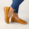 Pierre Cardin St Tropez Flats - Mustard-Pierre Cardin-Buy shoes online