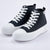 Tomy Isla Hi Top Canvas Sneaker - Black-Tomy-Buy shoes online
